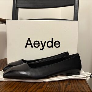 Aeyde Ida Square Toe Flat